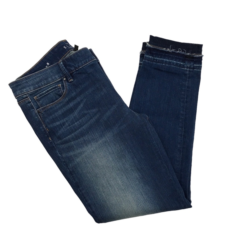 WHBM Slim Ankle Jean with Ball-Chain Accent
